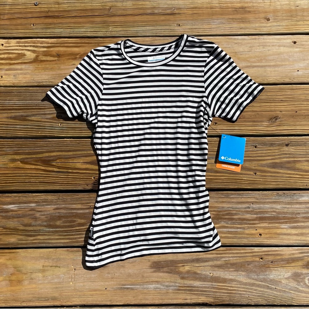 Columbia Striped Athletic Top